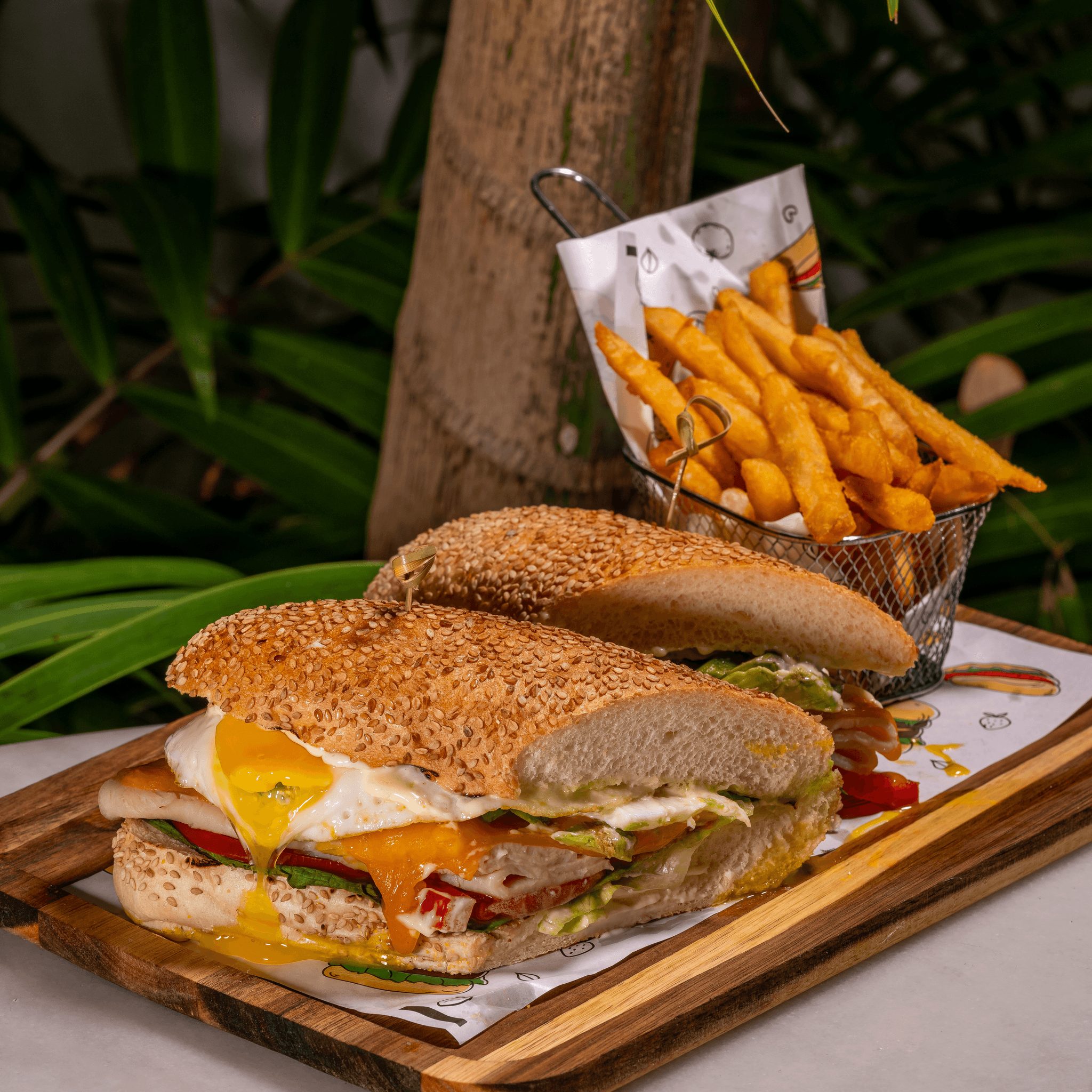 Avocado Turkey Sandwich.