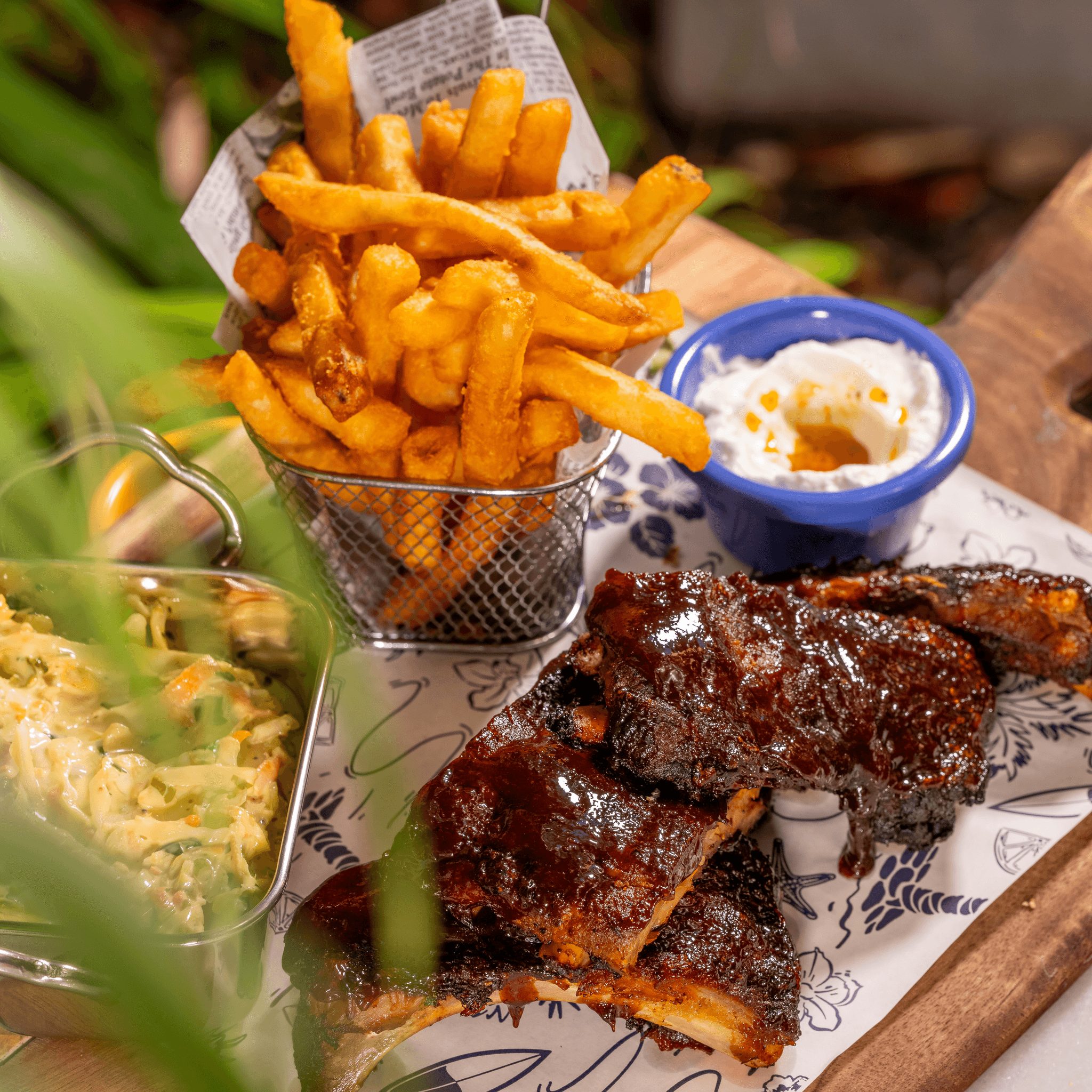 Sticky Ribs Specials.