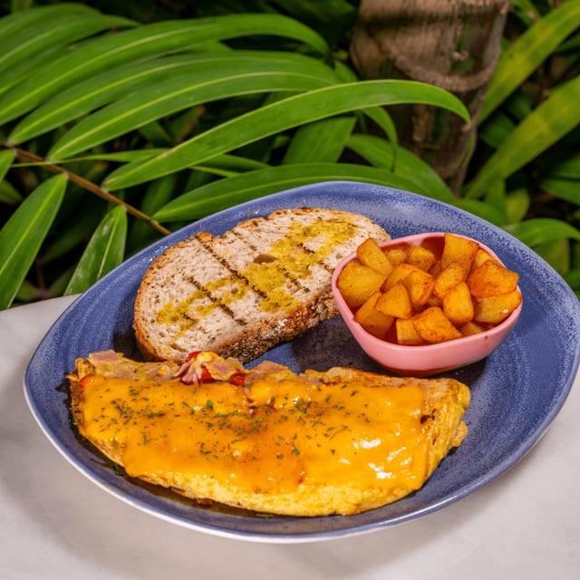 Southwestern Loaded Omelet.