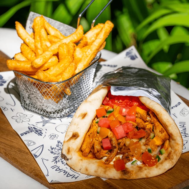 Chicken Gyro Sandwich.