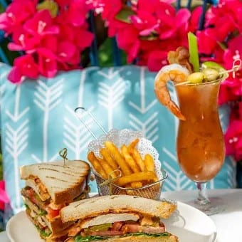 Tiki Club Sandwich.