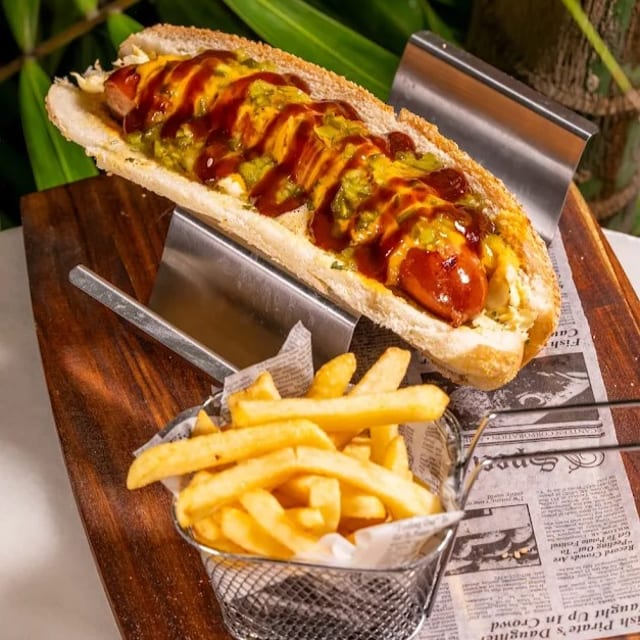The Signature Hot Dog.