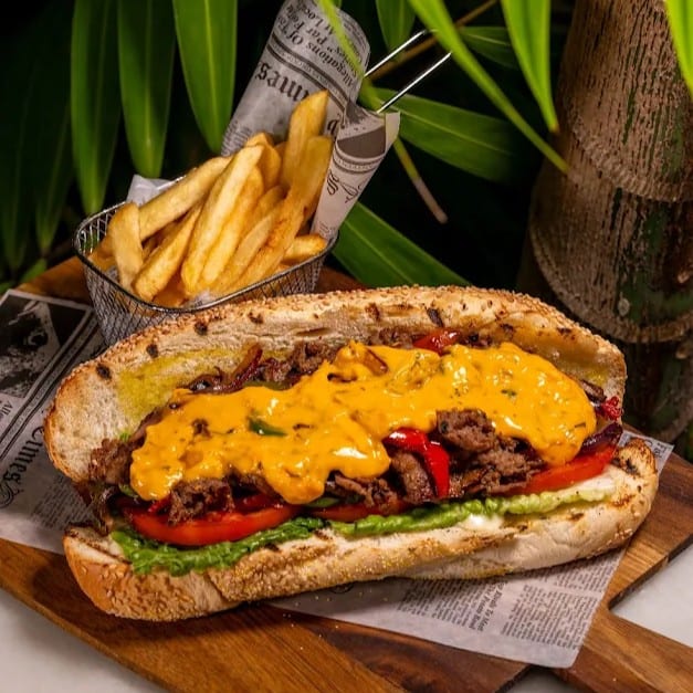 Philly Cheesesteak Sandwich.