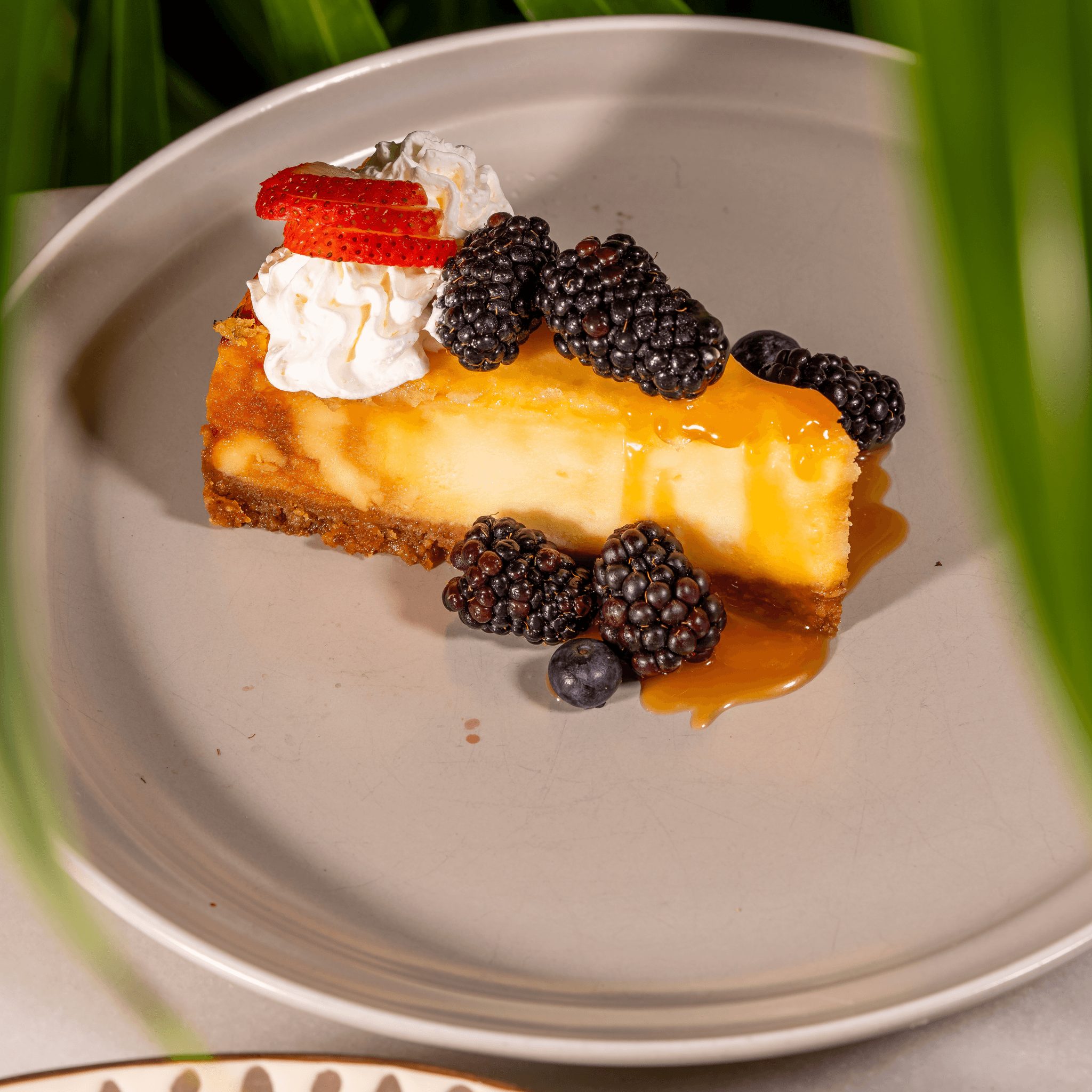 Creme Brulee Cheesecake.