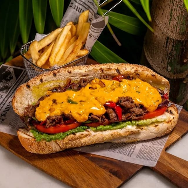 Philly Cheesesteak Sandwich.