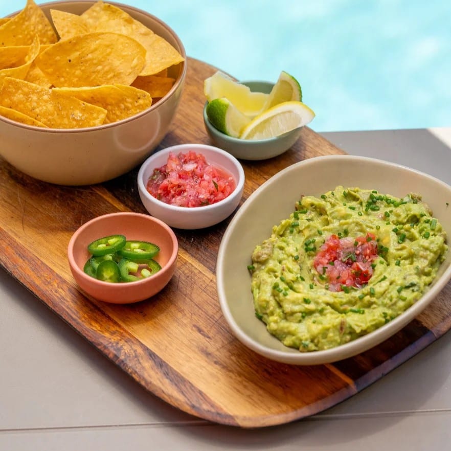 Guac N' Chips to Share.