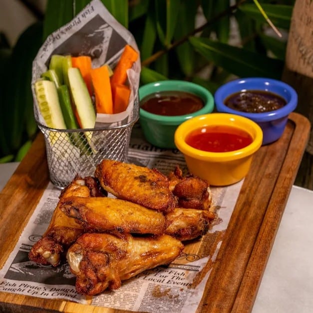 Tiki Signature Chicken Wings to Share.